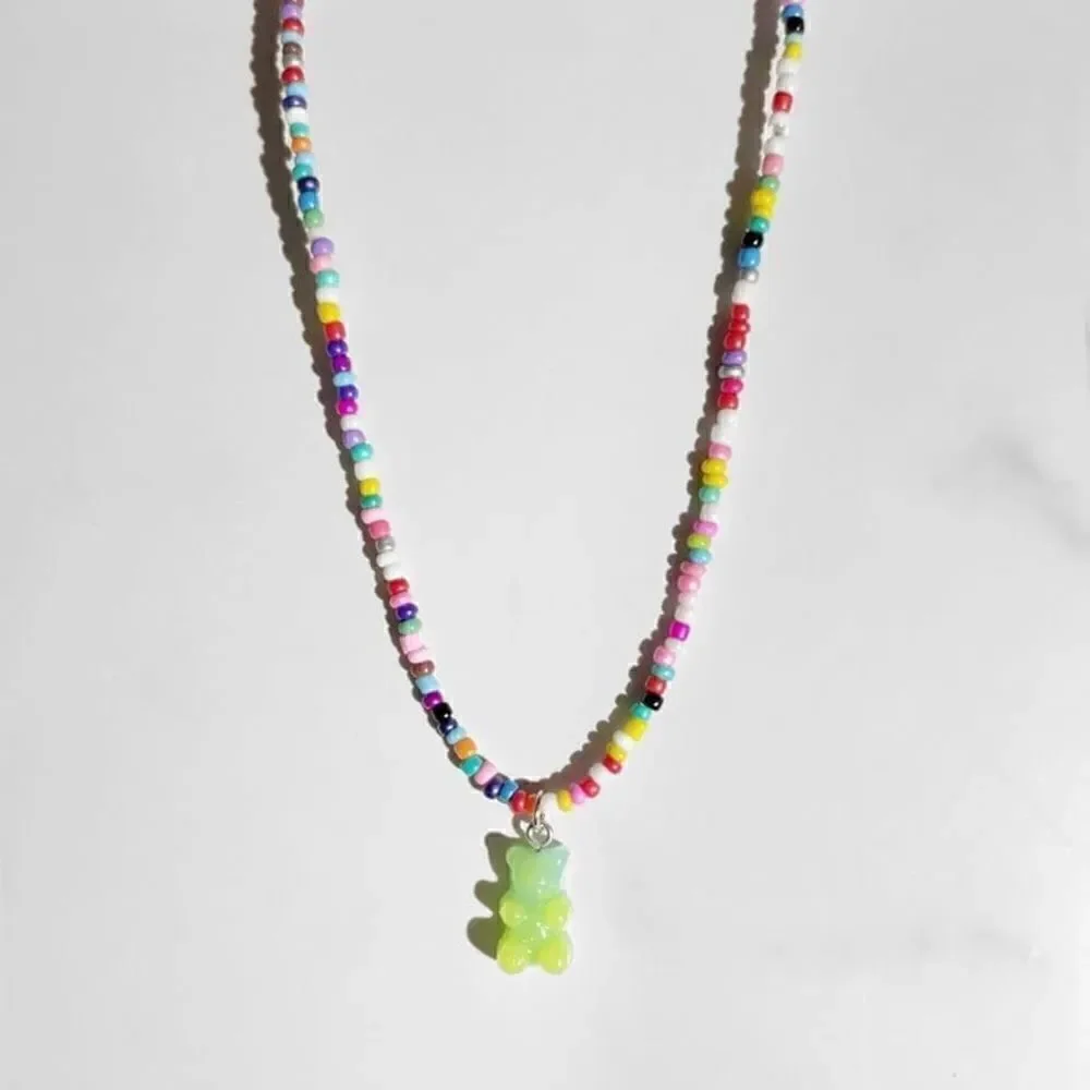 Gummy bear necklace M629